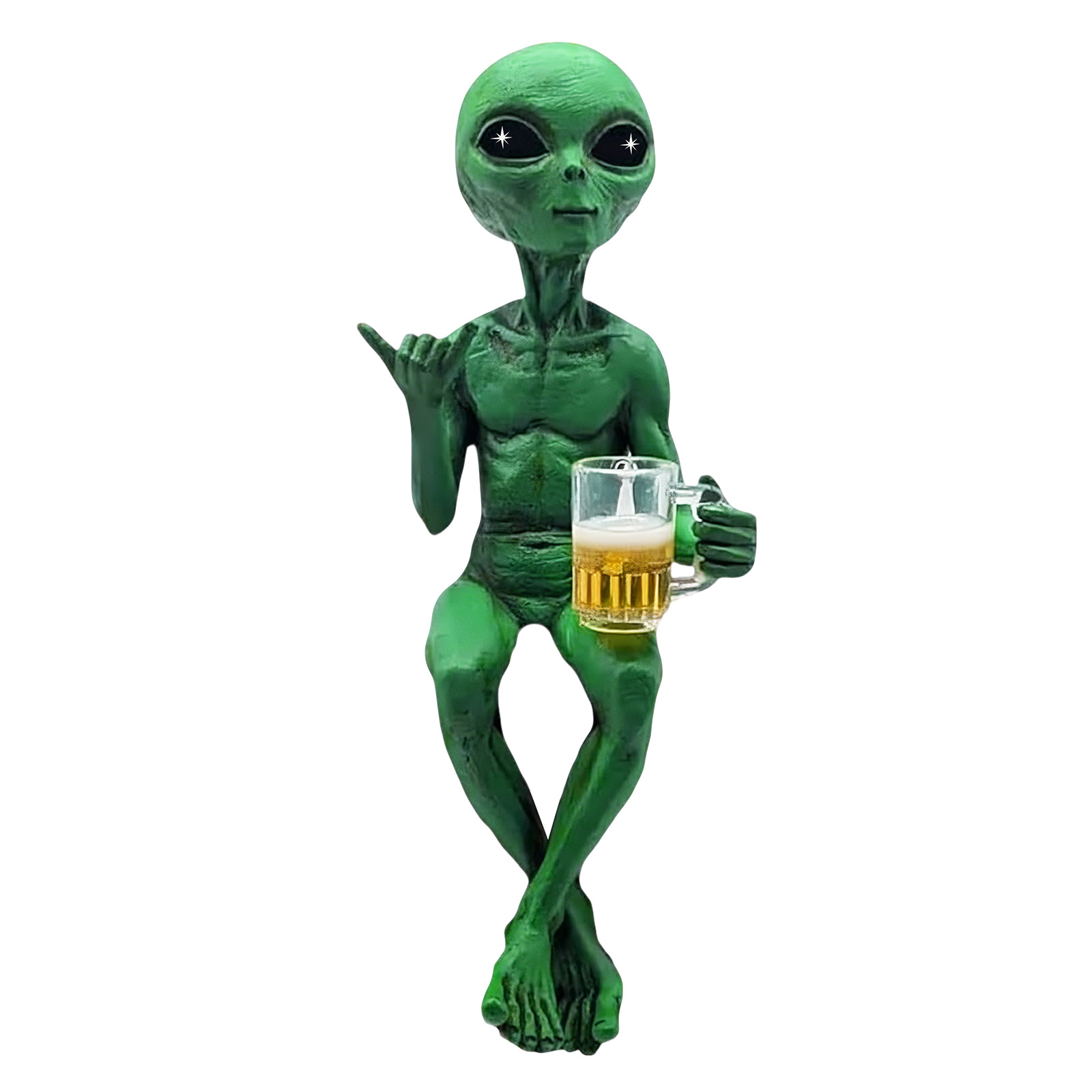 Wine Beer Garden - Set Patung Alien Lucu untuk Rumah