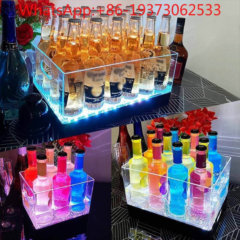 Wine Beer Champagne - Ember Es Batu Bercahaya Persegi, Ember