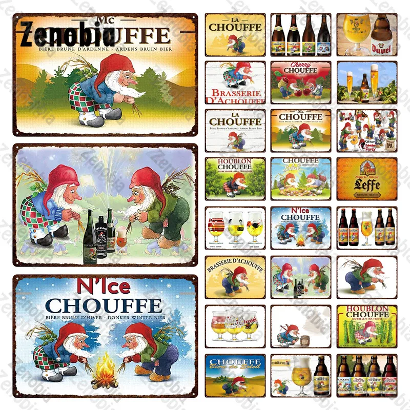 Wine Beer Pub - Poster tanda logam bir piring anggur