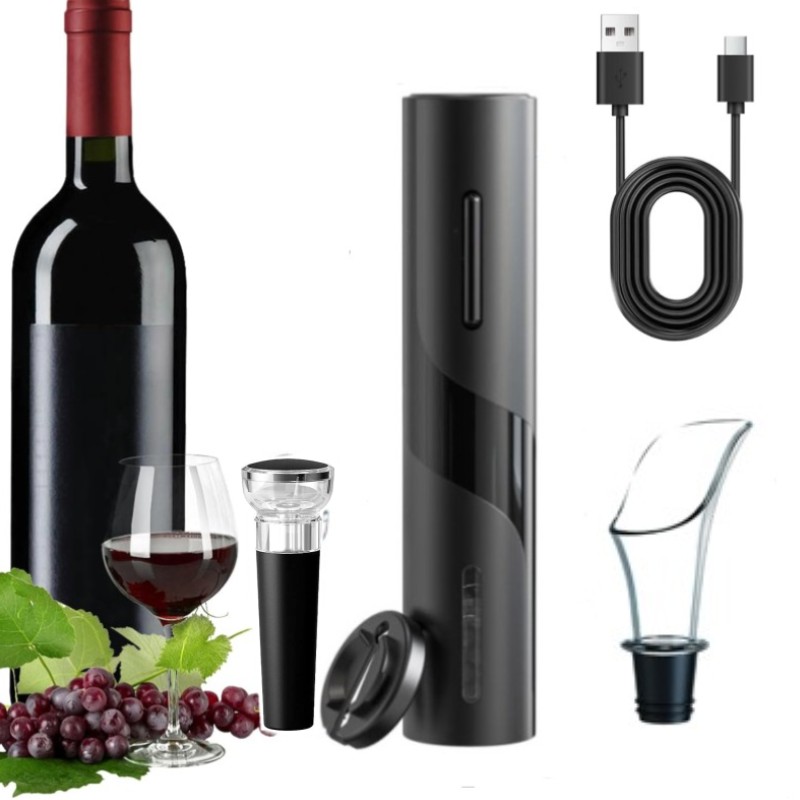 Wine Beer Bottle - Set Pembuka Botol Anggur Otomatis Elektrik