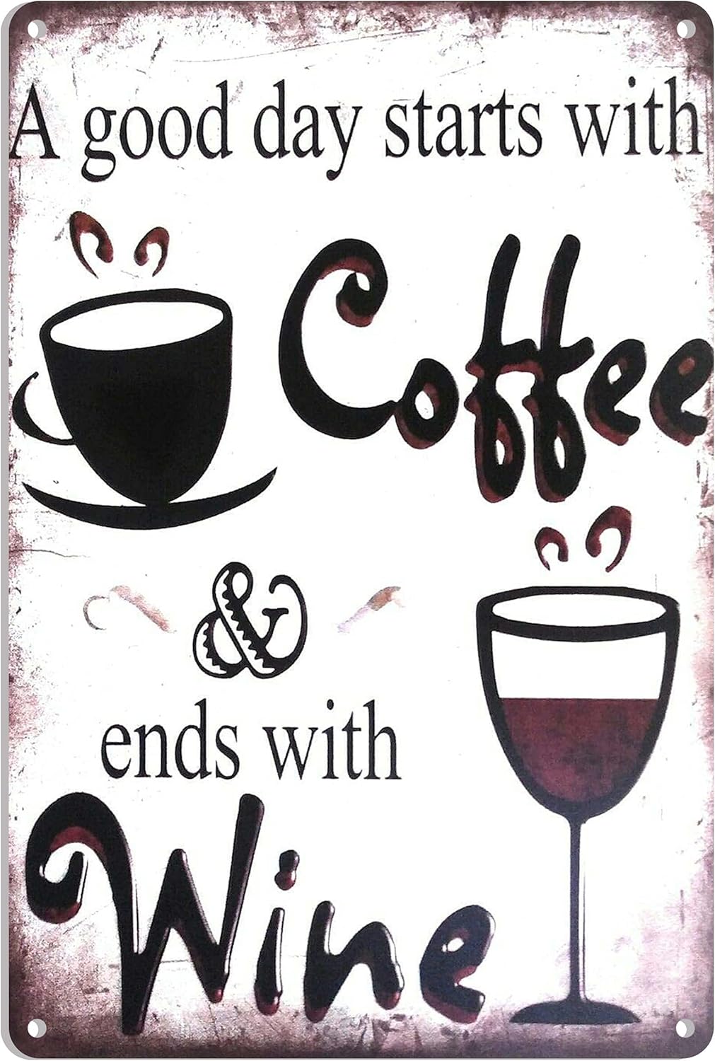 Wine Beer Pub - Wisesign A Good Day Starts with