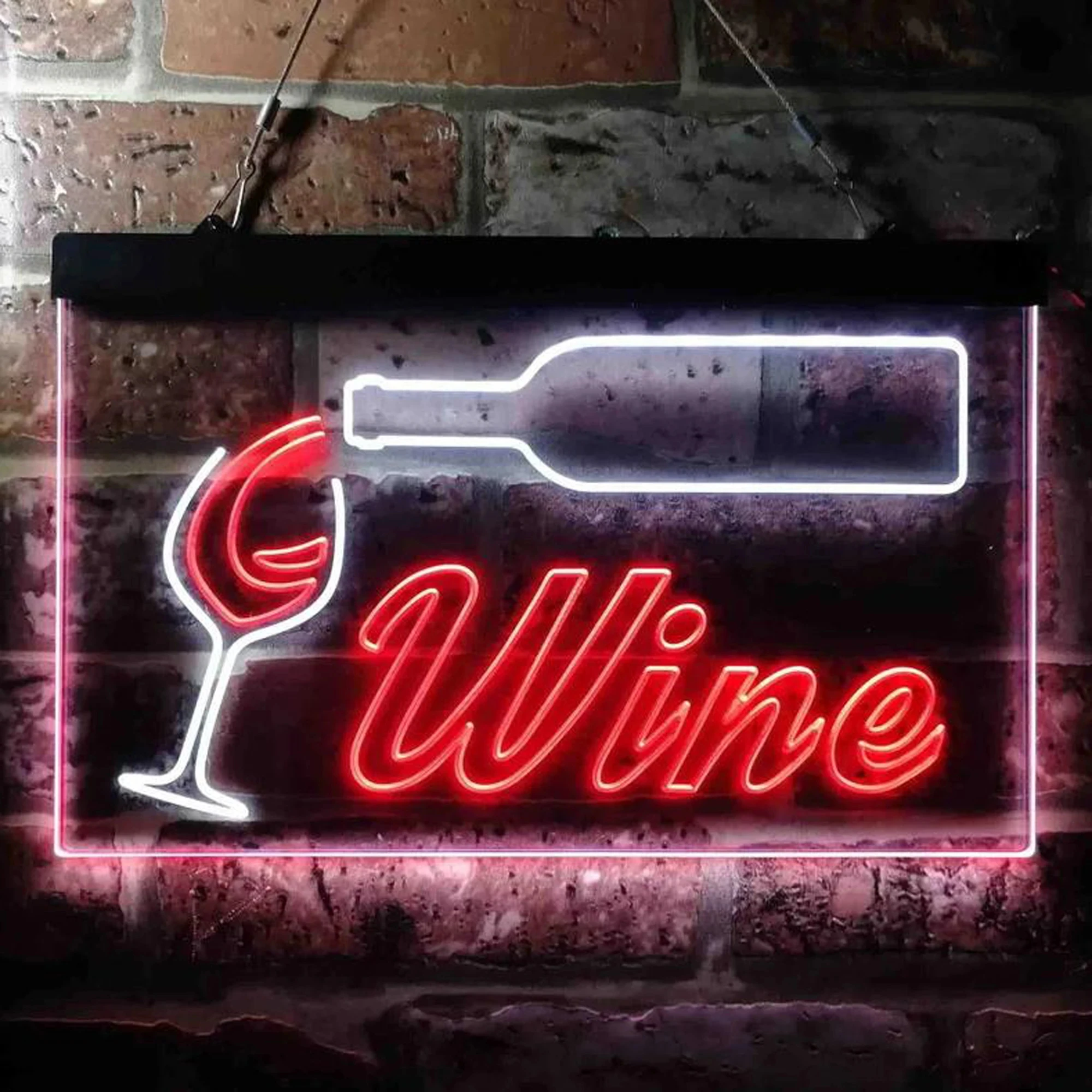 Wine Beer Pub - LED warna ganda LED Neon Wine