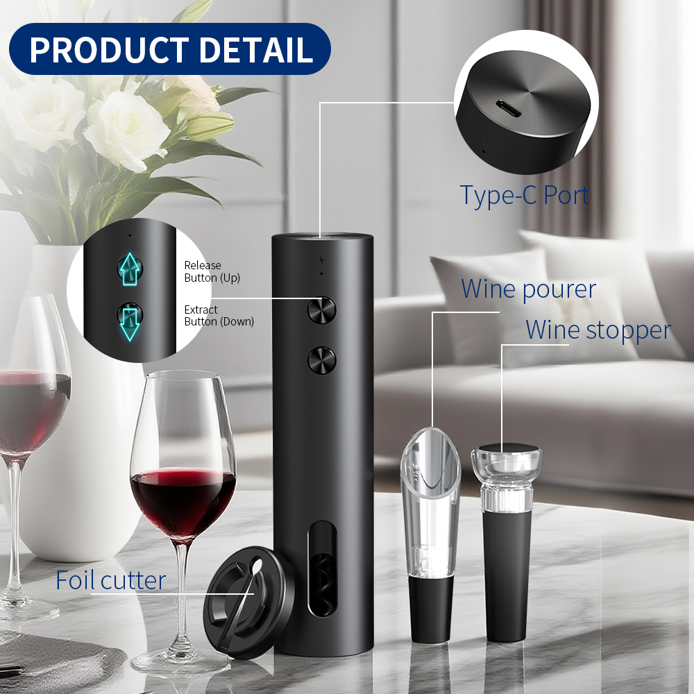 Set Pembuka Botol Anggur Elekt - Wine Beer Bottle ulasan dan harga
