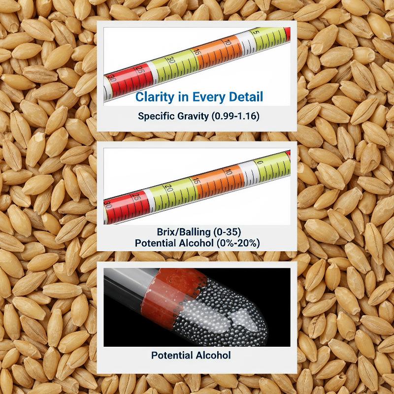 1 Buah Hidrometer 3 Skala untu - Wine Beer Cider ulasan dan harga