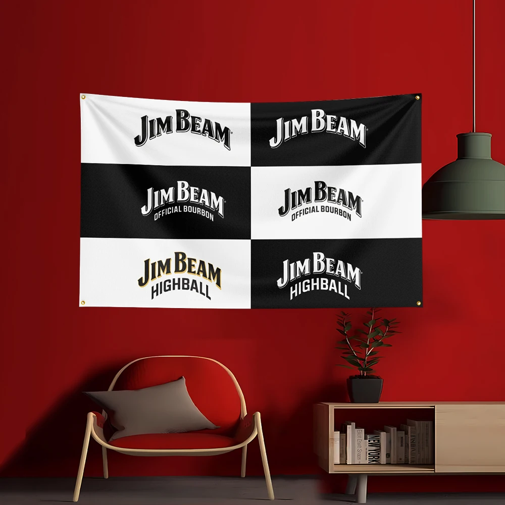 Bendera Whisky-J-jim 90X150CM, - Wine Beer Garden ulasan dan harga