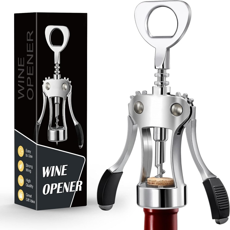 Pembuka anggur manual 2-in-1,  - Wine Beer Champagne ulasan dan harga