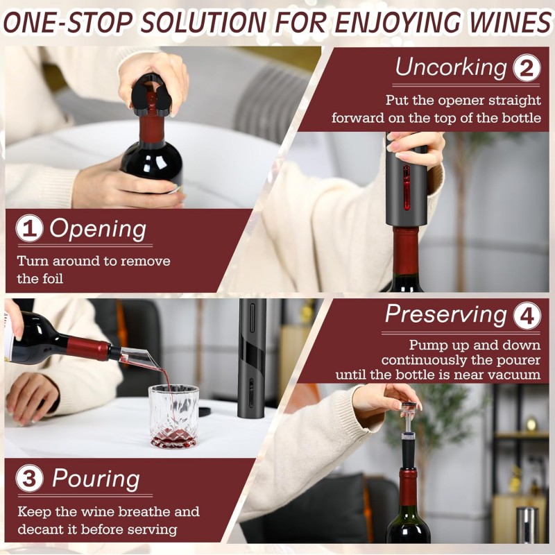 Set Pembuka Botol Anggur Otoma - Wine Beer Bottle ulasan dan harga