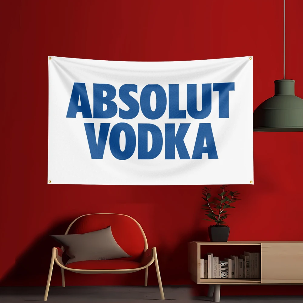 90X150CM A-Absolut Bendera Vod - Wine Beer Garden ulasan dan harga