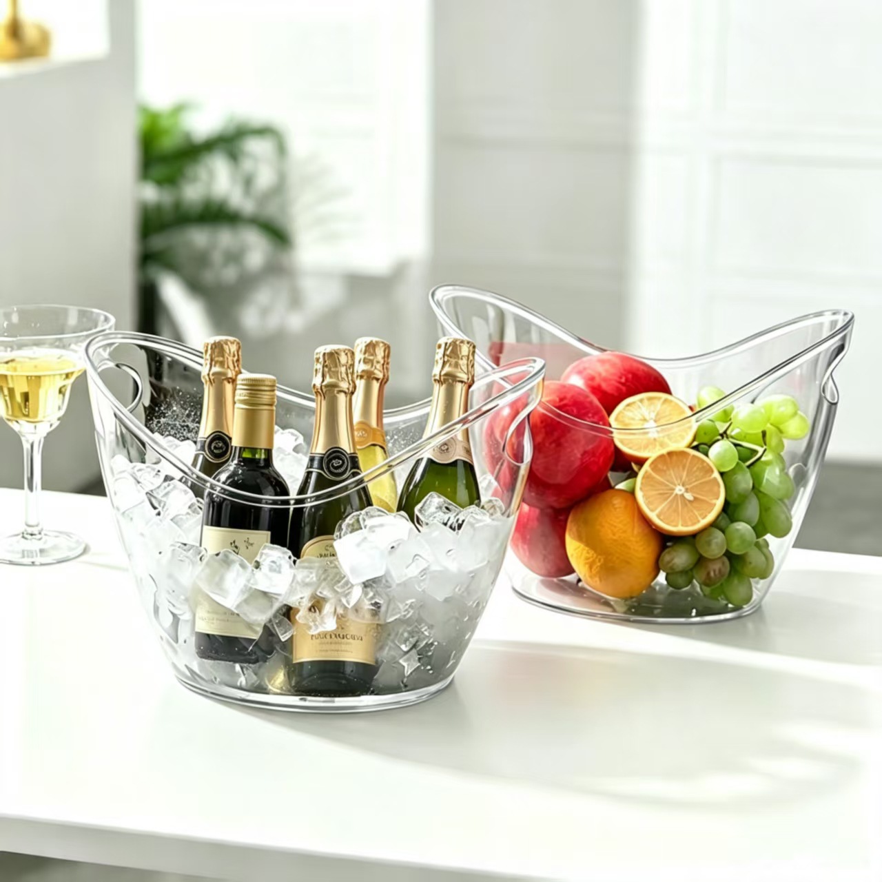 Ember Es Batu Transparan 4L de - Wine Beer Champagne ulasan dan harga