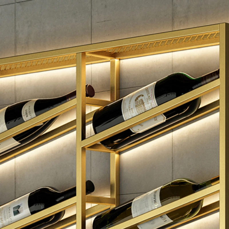 Rak Anggur Logam Mewah Botol P - Wine Beer Restaurant ulasan dan harga