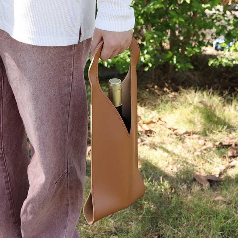Tas Hadiah Anggur Kulit Dua La - Wine Beer Champagne ulasan dan harga