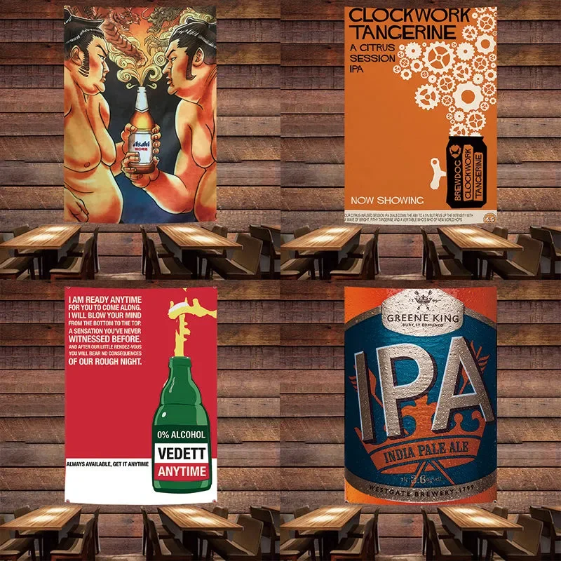 Bir \ anggur \ koktail Poster  - Wine Beer Pub ulasan dan harga